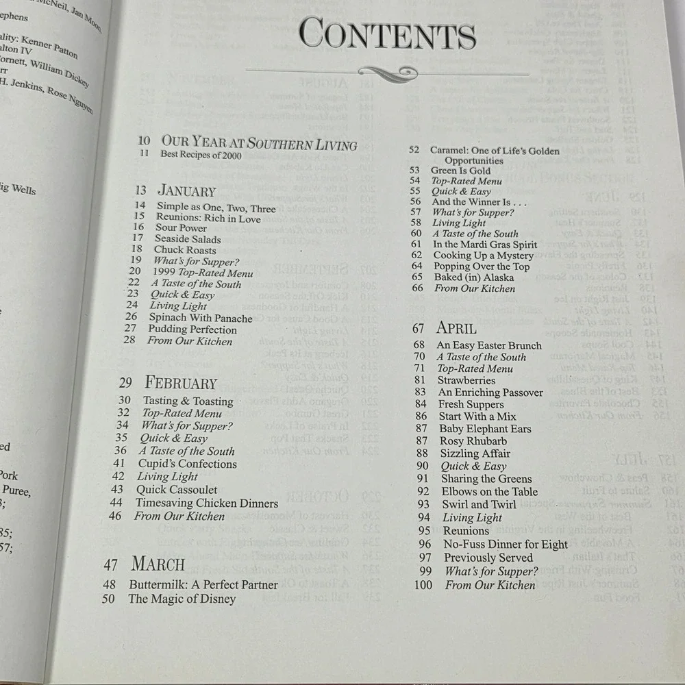 Southern Living 2000 Annual Recipes Hardcover Cookbook Oxmoor House 084871993X